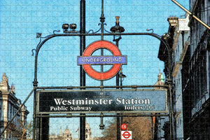 UK England Subway Underground London Jigsaw Puzzle Wooden 1000 Piece