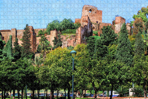 Spain Gibralfaro Castle  Malaga Jigsaw Puzzle Wooden 1000 Piece