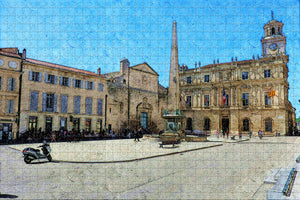 France Republic Square Arles Jigsaw Puzzle Wooden 1000 Piece