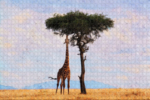 Kenya Giraffe Jigsaw Puzzle Wooden 1000 Piece