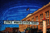 Fort Worth Stockyard USA Jigsaw Puzzle Wooden 1000 Piece