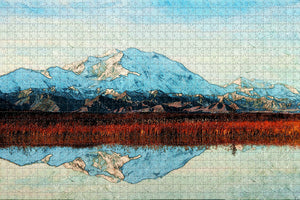 Mount Mckinley Alaska USA Jigsaw Puzzle Wooden 1000 Piece