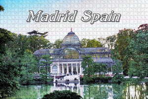 Spain Crystal Palace Retiro Park Madrid Jigsaw Puzzle Wooden 1000 Piece