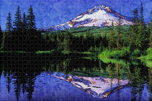 America USA Mount Hood Oregon Jigsaw Puzzle Wooden 1000 Piece