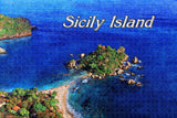 Sicily Island Italy Jigsaw Puzzle Wooden 1000 Piece