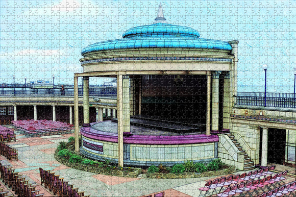 UK England Eastbourne Bandstand Jigsaw Puzzle Wooden 1000 Piece