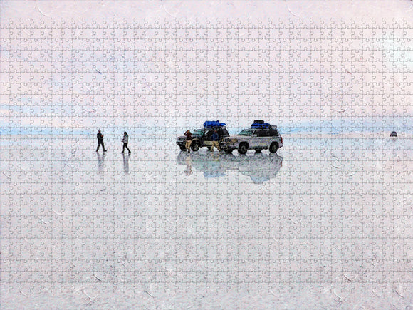 Bolivia Salt Flat Uyuni Jigsaw Puzzle Wooden 1000 Piece