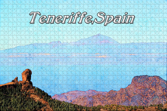 Spain Canary Islands Teneriffe Jigsaw Puzzle Wooden 1000 Piece