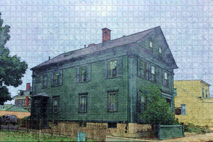 Fall River Lizzie Borden House Massachusetts USA Jigsaw Puzzle Wooden 1000 Piece