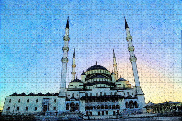 Turkey Kocatepe Mosque Ankara Jigsaw Puzzle Wooden 1000 Piece