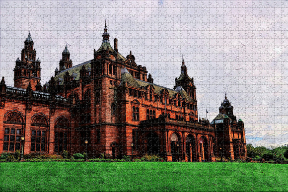 UK England Kelvingrove Art Gallery & Museum Glasgow Jigsaw Puzzle Wooden 1000 Piece