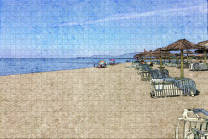 Montenegro Beach Ada Bojana Jigsaw Puzzle Wooden 1000 Piece