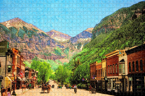 Telluride Colorado USA Jigsaw Puzzle Wooden 1000 Piece