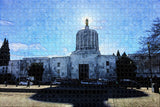 Oregon State Capitol Salem USA Jigsaw Puzzle Wooden 1000 Piece