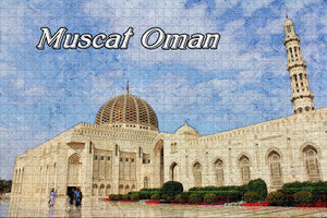 Grand Mosque Muscat Oman Jigsaw Puzzle Wooden 1000 Piece