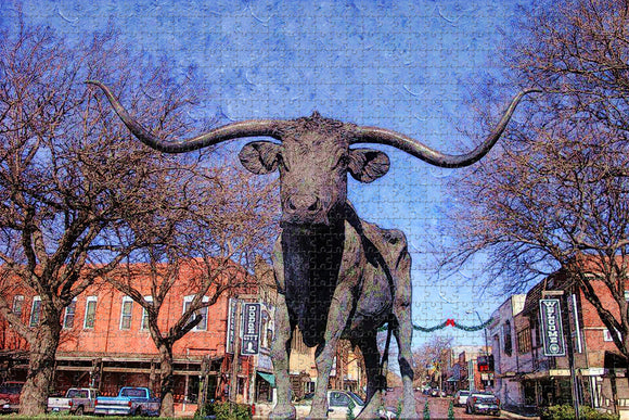 Dodge City El Capitan Kansas USA Jigsaw Puzzle Wooden 1000 Piece