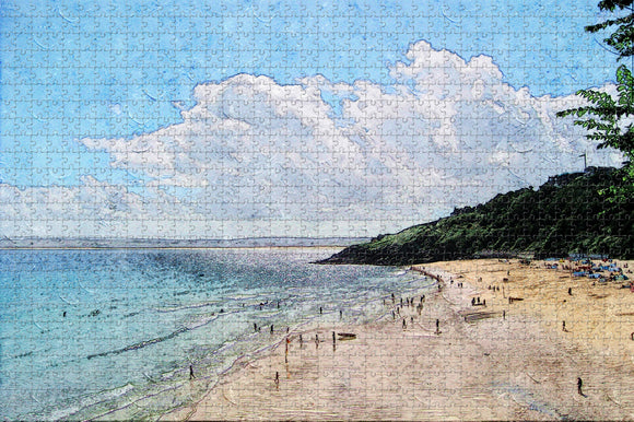 UK England Porthminster Beach St Ives Jigsaw Puzzle Wooden 1000 Piece