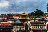 Pashupatinath Temple Kathmandu Nepal Jigsaw Puzzle Wooden 1000 Piece