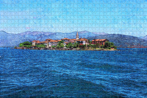 Lago Maggiore Stresa Italy Jigsaw Puzzle Wooden 1000 Piece