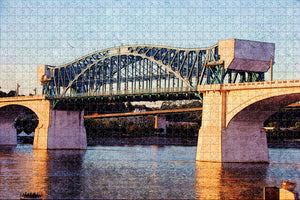 Bridge Chattanooga USA Jigsaw Puzzle Wooden 1000 Piece