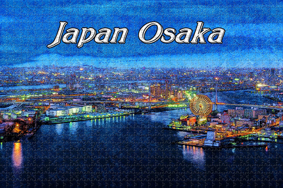 Japan Osaka Jigsaw Puzzle Wooden 1000 Piece