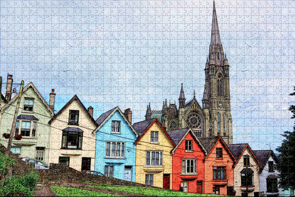 Ireland Cobh Cathedral Jigsaw Puzzle Wooden 1000 Piece