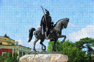 Skanderbeg Square Tirana Albania Jigsaw Puzzle Wooden 1000 Piece