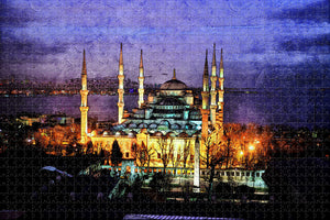 Turkey Blue Mosque Istanbul Jigsaw Puzzle Wooden 1000 Piece