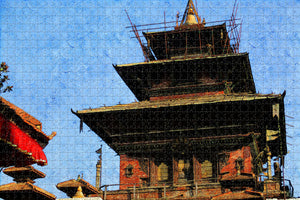 Kot Square Kathmandu Nepal Jigsaw Puzzle Wooden 1000 Piece