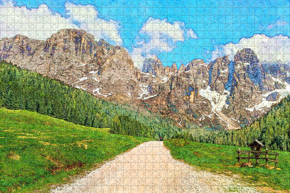 Switzerland Murren Jigsaw Puzzle Wooden 1000 Piece