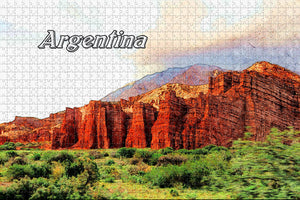 Quebrada De Cafayate Argentina Jigsaw Puzzle Wooden 1000 Piece