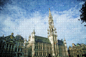 Belgium Grand Place Brussels Jigsaw Puzzle Wooden 1000 Piece