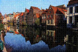 Belgium Historic Centre of Brugge Bruges Jigsaw Puzzle Wooden 1000 Piece