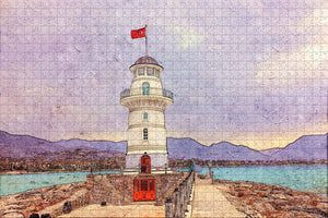 Turkey Lighthouse Alanya Jigsaw Puzzle Wooden 1000 Piece