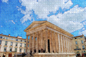 France Carree House Nimes Jigsaw Puzzle Wooden 1000 Piece