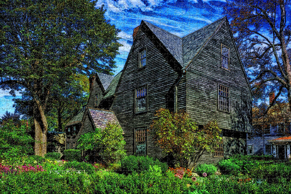 Salem House Of Seven Gables USA Jigsaw Puzzle Wooden 1000 Piece