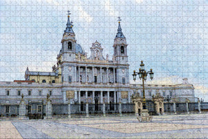 Spain Almudena Cathedral Madrid Jigsaw Puzzle Wooden 1000 Piece