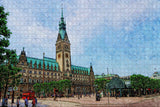 Germany City Hall Hamburg Jigsaw Puzzle Wooden 1000 Piece