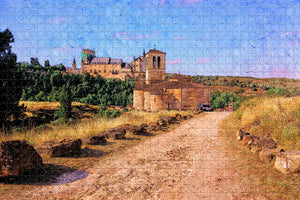 Spain Segovia Medieval Castle Jigsaw Puzzle Wooden 1000 Piece