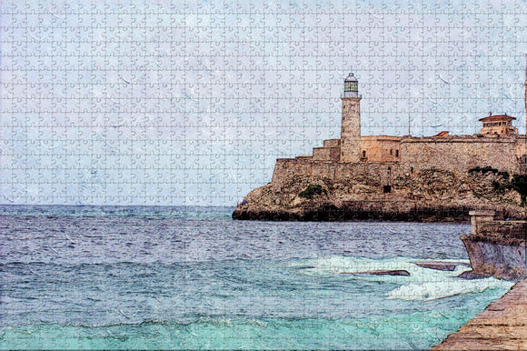 Morro Castle Havana Cuba Jigsaw Puzzle Wooden 1000 Piece