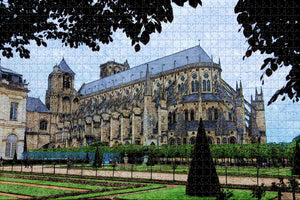 France Cathedral Bourges Jigsaw Puzzle Wooden 1000 Piece