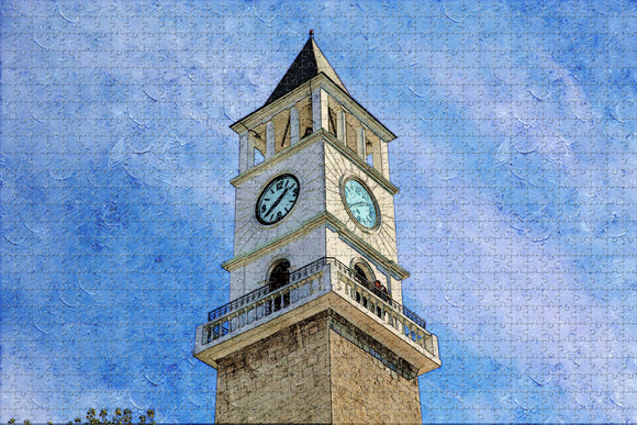 Albania Clock Tower Tirana Jigsaw Puzzle Wooden 1000 Piece