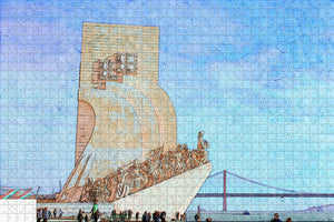 Portugal Monument to the Discoveries Lisbon Jigsaw Puzzle Wooden 1000 Piece