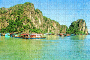 Vietnam Ha Long Bay Jigsaw Puzzle Wooden 1000 Piece