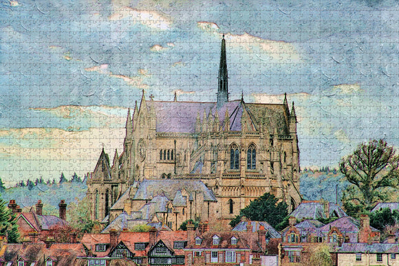 UK England Arundel Church Jigsaw Puzzle Wooden 1000 Piece