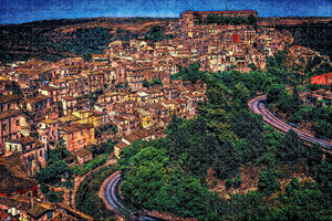 Italy Ragusa Ibla Sicily Jigsaw Puzzle Wooden 1000 Piece