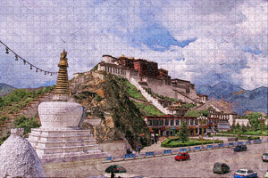 China Potala Palace Lhasa Tibet Jigsaw Puzzle Wooden 1000 Piece