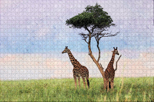 Uganda Giraffes Jigsaw Puzzle Wooden 1000 Piece