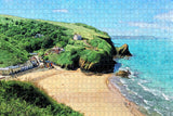 UK England Ceredigion Llangrannog Beach Jigsaw Puzzle Wooden 1000 Piece