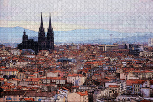 France Clermont-Ferrand Jigsaw Puzzle Wooden 1000 Piece